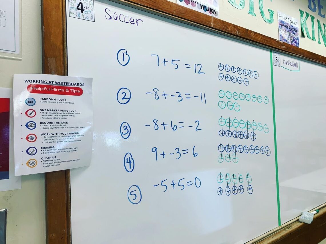 Thinking Classroom Math Task Thinking Classrooms in Mathematics: One Step At a Time – Jamie Miller Math